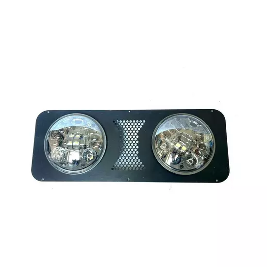 Фари LED МТЗ круглі з рпешіткою лінзовані
