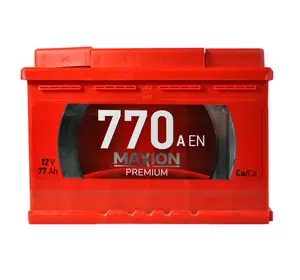 Акумулятор MAXION Premium 77Аh 770A R+ (L3) Акумулятор MAXION Premium 77Аh 770A R+ (L3)