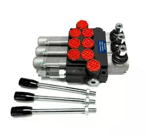 Гідророзподільник Р40 3-х секційний з фіксацією (Болгарія) P40-3-ST7D6 Гідророзподільник Р40 3-х секційний з фіксацією (Болгарія) P40-3-ST7D6