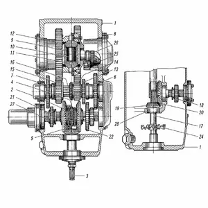 Коробка Т-25 передач Коробка Т-25 передач