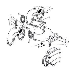 Колектор для трактора Т-25.Декомпресор Колектор для трактора Т-25.Декомпресор