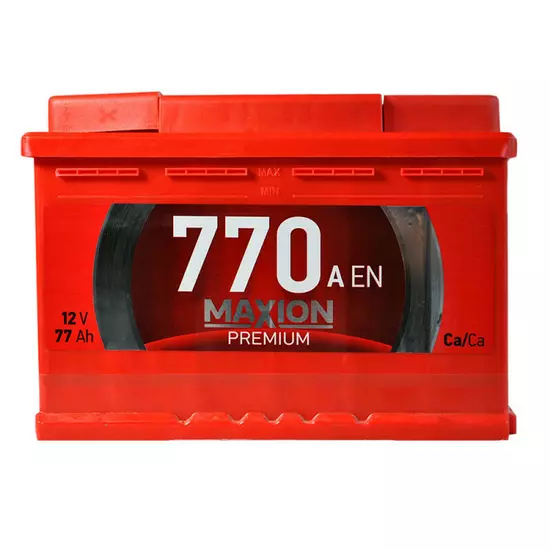 Акумулятор MAXION Premium 77Аh 770A R+ (L3)