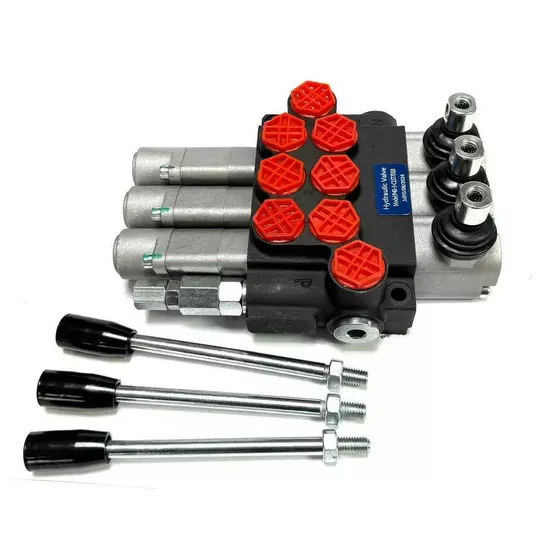 Гідророзподільник Р40 3-х секційний з фіксацією (Болгарія) P40-3-ST7D6